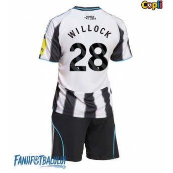 Newcastle United Joe Willock #28 Echipament de Fotbal Replică 2025-26 Copii Acasa (+ Șorturi)